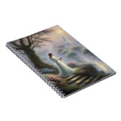 Bezaubernder Burggarten mit Prinzessin Notizblock (Rechte Seite)