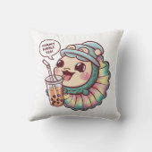 Bezaubernder Cartoon Aquarium Fisch: Gemütlich, Ka Kissen (Rückseite)