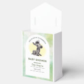 Bezaubernder Cartoon Zebra Babydusche Geschenkschachtel (Geöffnet)