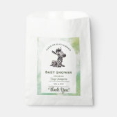 Bezaubernder Cartoon Zebra Babydusche Geschenktütchen (Vorderseite)