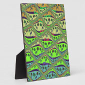 Bezaubernder eklektischer Garten Schachbrettblumen Fotoplatte (Seite)