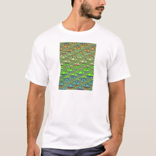 Bezaubernder eklektischer Garten Schachbrettblumen T-Shirt