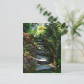 Bezaubernder Gartenweg Postkarte (Stehend Vorderseite)