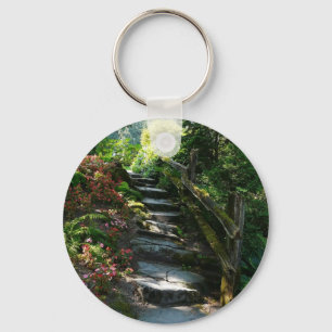 Bezaubernder Gartenweg Schlüsselanhänger