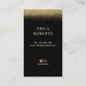 Bezaubernder Goldpeitschen-u. Visitenkarte (Rückseite)