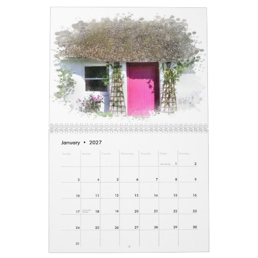Bezaubernder Irland-Kalender Kalender (Jan 2027)