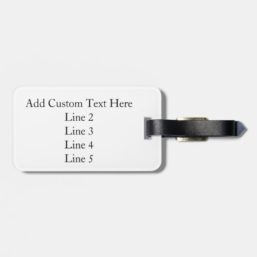 Bezaubernder Jahrestag des Gold50. Gepäckanhänger (Rückseite horizontal)