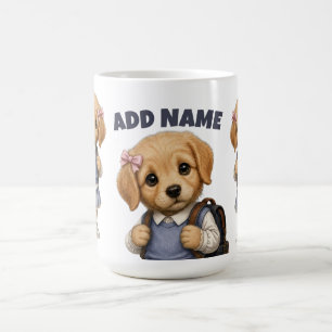 bezaubernder Labrador-Welpe-Mädchen-Tasse Kaffeetasse