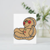 bezaubernder Lebkuchenmann Postkarte (Stehend Vorderseite)