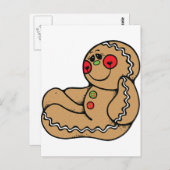 bezaubernder Lebkuchenmann Postkarte (Vorne/Hinten)