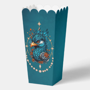Bezaubernder majestätischer Blauvogel. Geschenkschachtel
