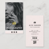 bezaubernder, moderner QR-Code Visitenkarte (Vorne/Hinten)