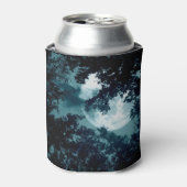 Bezaubernder Nachtwald mit Vollmond Dosenkühler (Kanne Vorderseite)