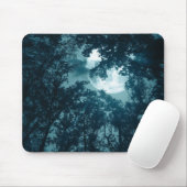 Bezaubernder Nachtwald mit Vollmond Mousepad (Mit Mouse)