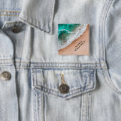 Bezaubernder Nachtwald mit Vollmond Personal Button (Beispiel)