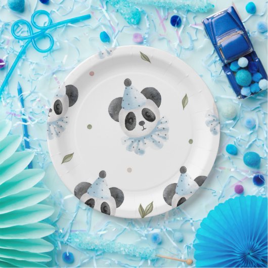 Bezaubernder Panda Bär Rustikale Teller (Party)