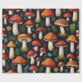 Bezaubernder Pilzwald Geschenkpapier (Flach)