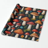 Bezaubernder Pilzwald Geschenkpapier (Ungerollt)