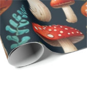 Bezaubernder Pilzwald Geschenkpapier (Rolleneckpunkt)