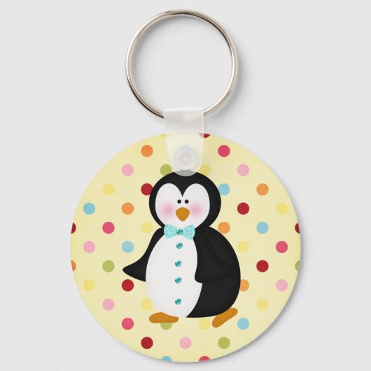 bezaubernder Pinguin Schlüsselanhänger (Vorderseite)