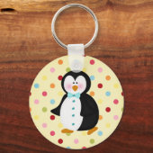 bezaubernder Pinguin Schlüsselanhänger (Vorderseite)
