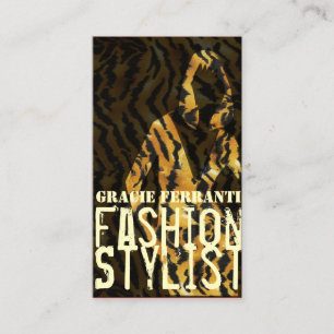 Bezaubernder Schönheits-Mädchen lFashion Visitenkarte