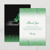 Bezaubernder SmaragdHeels, danke Karten (Vorne/Hinten)