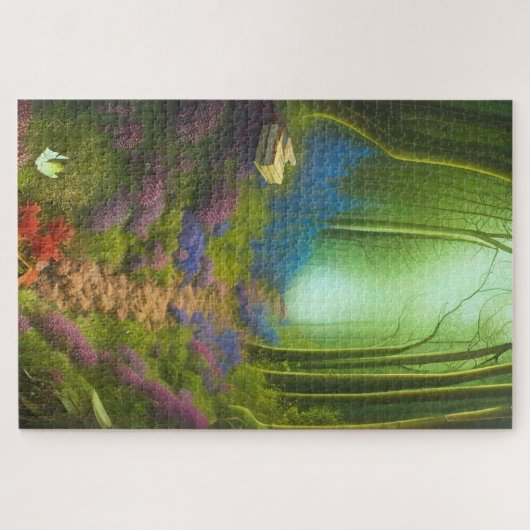 Bezaubernder Spaziergang im Holz Puzzle (Horizontal)