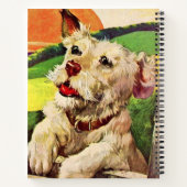 bezaubernder Terrier Notizblock (Rückseite)