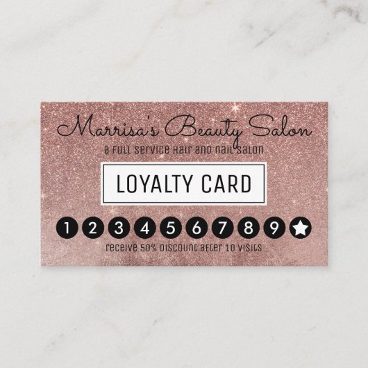 Bezaubernder Treuekarte (Vorderseite)