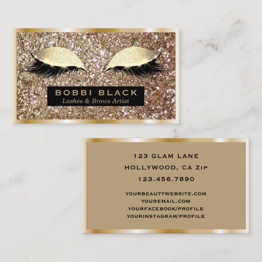 Bezaubernder Visitenkarte (Vorne/Hinten)