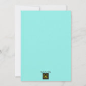 Bezaubernder Wald Latern Einladung (Rückseite)