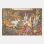 Bezaubernder Wald von Künstler John Anster Fitzger Geschenkpapier Set (Vorderseite 2)