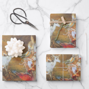 Bezaubernder Wald von Künstler John Anster Fitzger Geschenkpapier Set