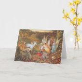 Bezaubernder Wald von Künstler John Anster Fitzger Karte (Gelbe Blume)