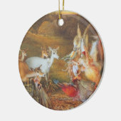 Bezaubernder Wald von Künstler John Anster Fitzger Keramik Ornament (Links)