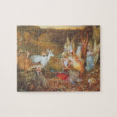 Bezaubernder Wald von Künstler John Anster Fitzger Puzzle (Horizontal)