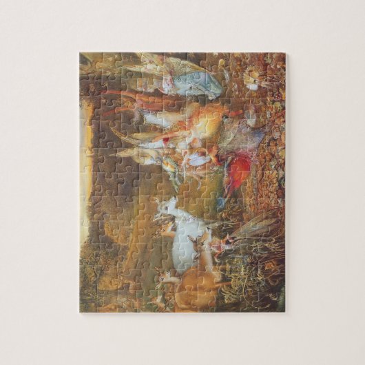 Bezaubernder Wald von Künstler John Anster Fitzger Puzzle (Vertikal)