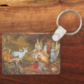 Bezaubernder Wald von Künstler John Anster Fitzger Schlüsselanhänger (Vorderseite)