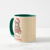 Bezaubernder Weihnachtsbär Tasse (Vorderseite Links)