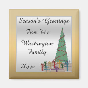Bezaubernder Weihnachtsbaum-u. Magnet