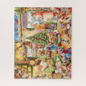 Bezaubernder Weihnachtsspielzeugladen Besuch Puzzle (Vertikal)