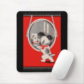 bezaubernder Welpe im Spiegel Mousepad (Mit Mouse)