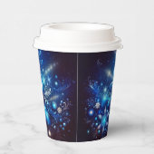 Bezaubernder Winter Snowflake Paper Cup - Funkeln Pappbecher (Rechts)