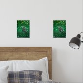 Bezauberndes Aufkommen: Der grüne Frösch, Bilderwand Sets (Schlafzimmer)