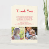 Bezauberndes Beileid Foto Beerdigung Programm (Rückseite)