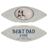 Bezauberndes Best Vater Modernes Script Custom Fot Football (Paneele)