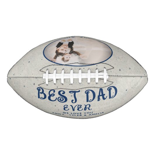 Bezauberndes Best Vater Modernes Script Custom Fot Football (Vorderseite)