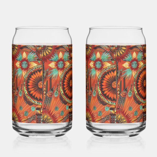 Bezauberndes blaues "kompliziertes Echoes" Getränk Dosenglas (Rechts)