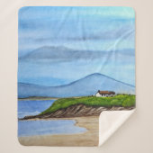 Bezauberndes Bluff am Meer Sherpadecke (Vorderseite)